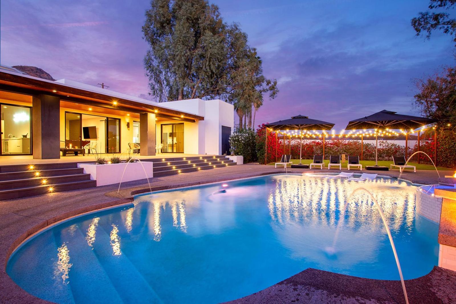 Luxury Micro-Resort, Theater, Sauna, Heated Pool Phoenix Extérieur photo
